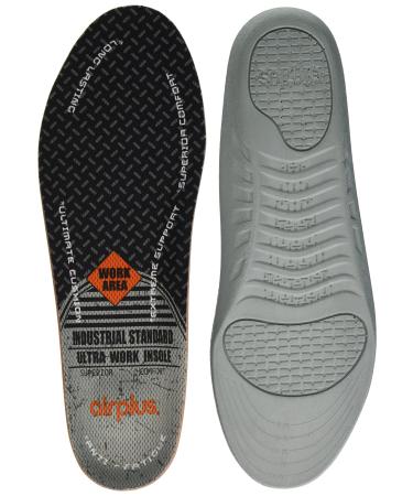 Airplus Ultra Work Memory Plus Shoe Insoles for All Day Comfort and Foot Pain Relief  Mens  Size 7-13