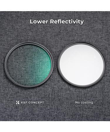 K&F Concept 52mm Black Diffusion 1/4 Filter - Cinematic Mist Effect for Video/Vlog/Portrait Photography - Buy Online on GoSupps.com