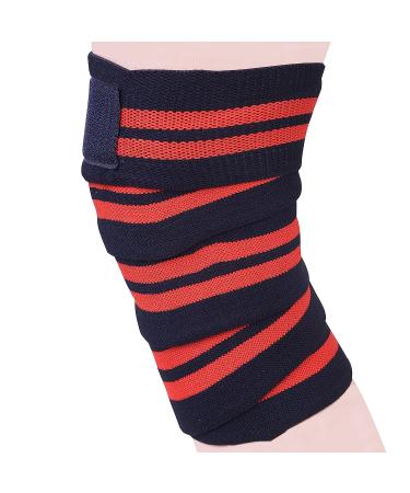Taipan 72 Heavy Duty Knee Wraps for Weightlifting - Joint Stability & Injury Prevention -Compression Support for Cross Training & WODs - Black/Red - Buy Online on GoSupps.com