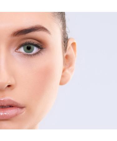 Buy Lenzotica Platinum Gray Contact Lenses Strong Natural Look 1 Pair (2 Pieces) Dia 14.00 3-Month Soft Lenses No Prescription Needed International Shipping Available - Buy Online on GoSupps.com