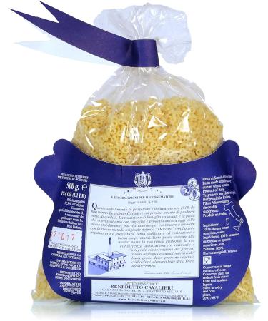 Anellini Rigati - Pastificio Cavalieri (4 x 500 g) - Buy Online on GoSupps.com