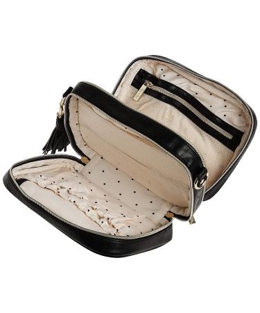 Chelsea + Cole Itzy Ritzy Crossbody Diaper Bag - Black Sweetheart Print | 6 Pockets, Changing Pad & Tassel - Buy Online on GoSupps.com