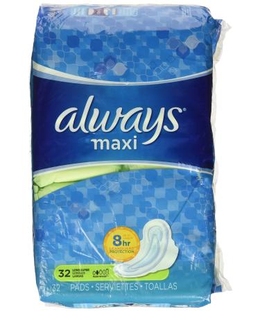 Always Maxi Lng Supr W/Wn Size 32ct Always Maxi Long Super W/Wings 32ct