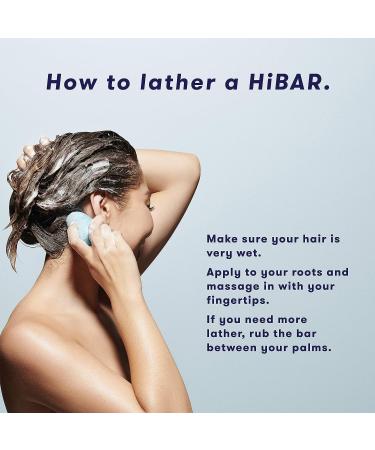 HIBAR Curl Sulfate-Free Shampoo Bar - All Natural, Color Safe, Travel Size, Plastic-Free & Eco-Friendly - Buy Online on GoSupps.com
