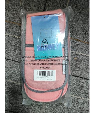 Women's Medium Pink Travel Toiletry Wash Bag Organizer Cosmetic Makeup Holder - Buy Online on GoSupps.com