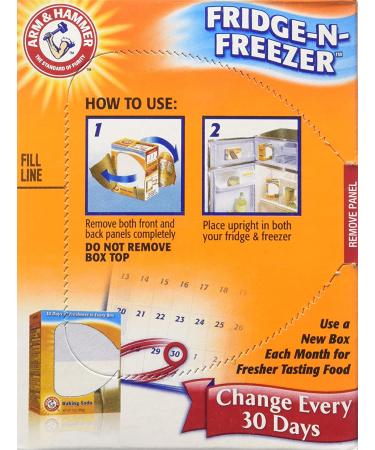 Arm & Hammer Baking Soda Fridge-N-Freezer Pack - 14 oz (2 Pack) | Odor Absorber - Buy Online on GoSupps.com