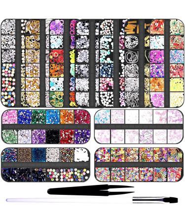 Layhou Nagel sequin set nail seedlets glitter nail art rhinestone glitter for face body nail shiny mixed round thin 3d nail art sticker diy decoration 3#