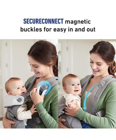 Graco Cradle Me 4 in 1 Baby Carrier - Newborn Mode, Mineral Gray - Buy Online on GoSupps.com