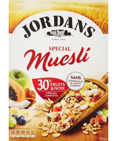Jordans Whole Grain Cereals, 30% Fruit & Nuts - 750g Box