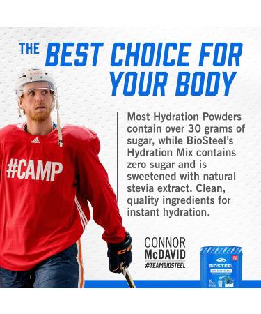 BioSteel Hydration Mix - Peach Mango and Blue Raspberry Flavors (20 Servings each) | Vegan Hydration Mix with Vitamins Minerals and Amino Acids 140 g (Pack of 1) Mix + Hydration Mix Zero Sugar - Buy Online on GoSupps.com