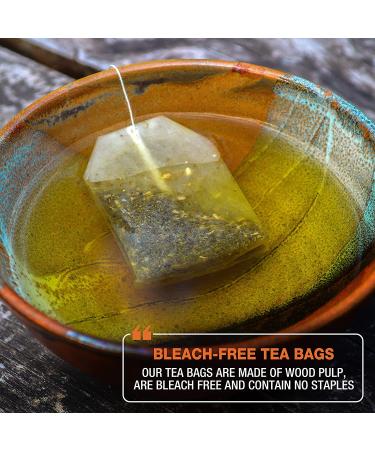 Tipson Organic Matcha Green Tea with Cinnamon and Ginger - 25 Foil Enveloped Bags - Keto/Paleo Friendly - Buy Online on GoSupps.com