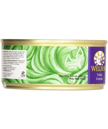 Wellness Natural Grain Free Wet Cat Food - Turkey, 5.5 oz | Complete Health - Buy Online on GoSupps.com