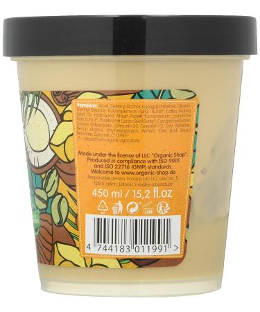 Organic Shop Caramel Cappuccino Firming Body Cream 450ml - Body Desserts - Buy Online on GoSupps.com