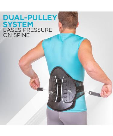 BraceAbility Plus Size Lumbar Decompression Support Belt XXXL | Rigid Adjustable Spinal Brace for Disc Injury Surgery Protection & Back Pain Relief - Buy Online on GoSupps.com