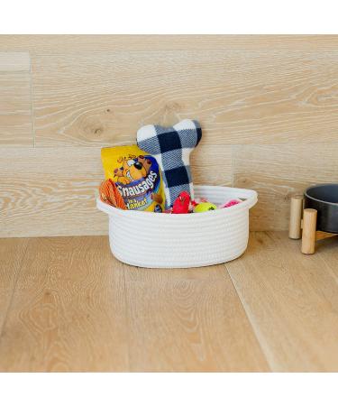 NaturalCozy 3-Piece Oval Storage Basket Set - Natural Woven Baskets for Storage and Gifting - Ideal for Nursery, Pets, and Home Organization - Off White - Buy Online on GoSupps.com