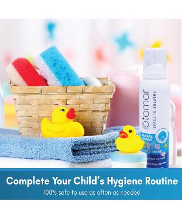 Otomar Kids Daily Rinse Saline Nasal Spray - Drug Free Baby Nose Cleaner for Stuffy Nose Relief - 4.2 oz (Pack of 2) - Buy Online on GoSupps.com