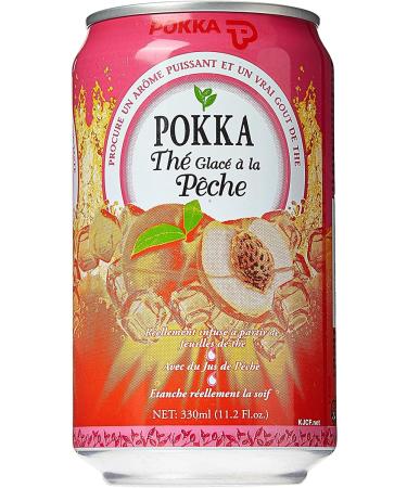 Peach ice tea drink POKKA 330ml Singapore - Pack of 12 pcs - Buy Online on GoSupps.com