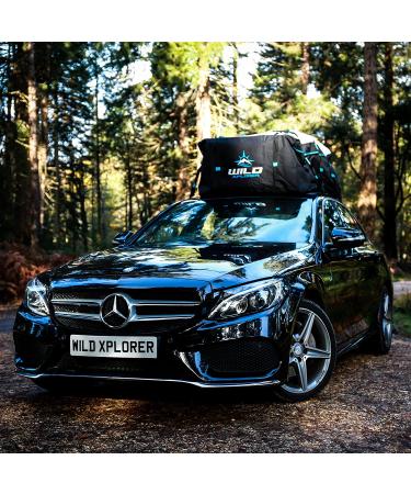 XXL Car Rooftop Cargo Carrier Bag | Waterproof Car Topper Luggage Carrier | No Roof Rack Needed | 6 Hooks Mat Storage | Universal Fit for SUVs - Buy Online on GoSupps.com