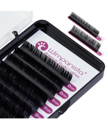 Buy C Curl Silk Eyelashes | 0.10mm Thickness | Individual Lash Extensions 10-13mm | Wimpanista - International Shipping - Buy Online on GoSupps.com