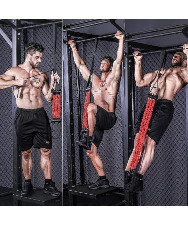 INNSTAR Pull Up Assist Band System - Adjustable Anti Snap Chin Up Assistance - Elastic Resistance Band - Blue - Buy Online on GoSupps.com