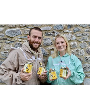 Pure and Natural Honey Single Origin By M l Gwenyn Gruffydd Honey | Local Welsh Wildflower Unpasteurised | 227g Glass Jar | Pure Natural Honey | Raw Welsh Honey | Wildflower Honey - Buy Online on GoSupps.com