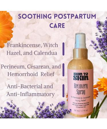 Skin to Skin C Section Recovery Bundle | Restorative Salve & Postpartum Spray for Healing | Best Perineal Spray & Balm for C Section Care - Buy Online on GoSupps.com