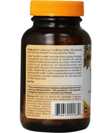 Lidtke Technologies True B6 50mg Capsules - 60 Count - Buy Online on GoSupps.com
