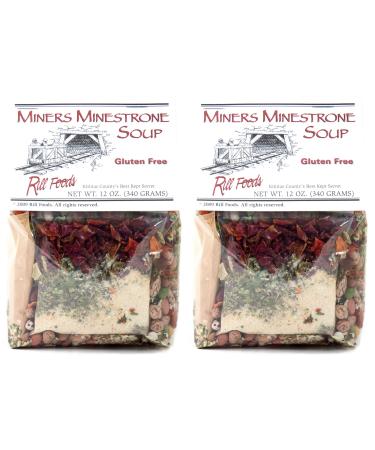 Rill Foods Miners Minestrone Soup Mix 11 oz each (2-Pack)