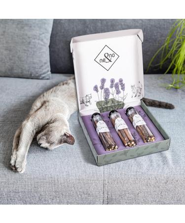 Buy Ne & No Gift Set with Natural Matatabi Sticks | 24 Dental Care Cat Sticks | Perfect Treats for Cats | International Shipping - Buy Online on GoSupps.com
