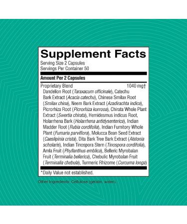 Natures Sunshine Ayurvedic Skin Detox - 100 Capsules | Purify & Revitalize Skin with Herbal Blend - Buy Online on GoSupps.com