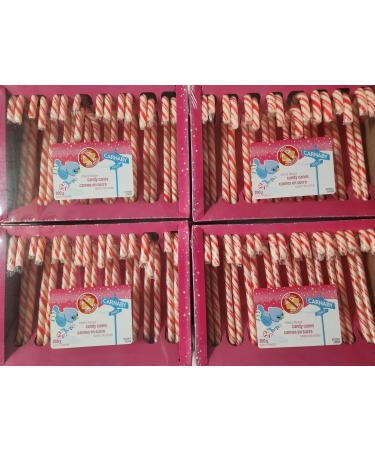 Cherry Flavor Carnaby Candy Canes Pack of 4 800g total 64 Pieces