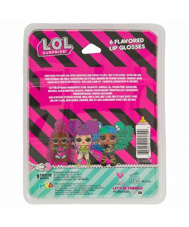 LOL Surprise 6 Piece Lip Gloss Set - Fun and Colorful Beauty Collection - Buy Online on GoSupps.com
