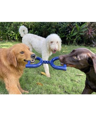 Superchewy Tough Tug Pull Toy for Dogs | Durable Natural Rubber | Interactive & Ultra Hard-Wearing | 38cm 450g | Lifelong Guarantee - Buy Online on GoSupps.com