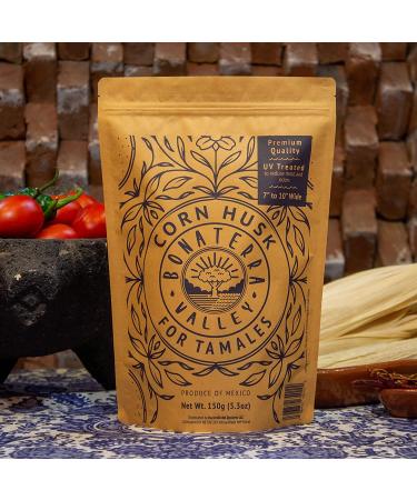Hojas Para Tamal Grande - Bonaterra Valley Premium Large Corn Husk 150g (5.3oz) - Buy Online on GoSupps.com