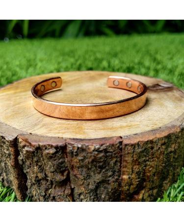 Wonder Care Pure Adjustable Copper Bracelet | Magnetic Kada for Men & Women | Cu_Brclt-P Style-1 - Shop Internationally - Buy Online on GoSupps.com