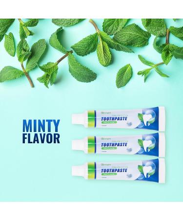 Travel Toothbrush with Toothpaste - Portable Folding Toothbrush Set for Hiking & Camping | 3 Pack Travel Size Kit - Multicolor - Buy Online on GoSupps.com