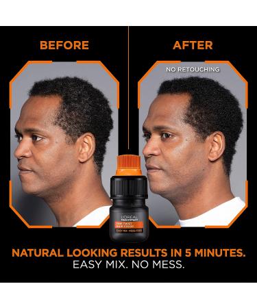 L'Oreal Paris Men Expert Jet Black Permanent Hair Color - Ammonia Free Mens Hair Dye for Gray Coverage - Easy Mix Application - 1.70 Fl Oz Kit - Buy Online on GoSupps.com