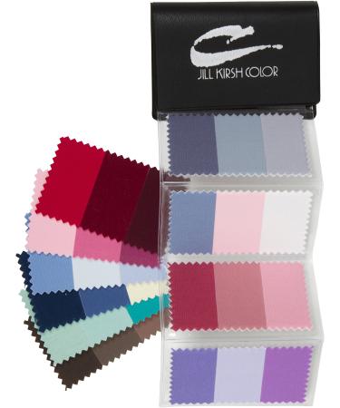Supreme Swatch Book for Ash Blonde & Grey Hair Color Your Perfect Colors - For Men & Women - Look Younger Thinner Soulful Wearing Your Colors/Fabrics! By Jill Kirsh Color Hollywood's Guru of Hue Gray & Ash Blonde
