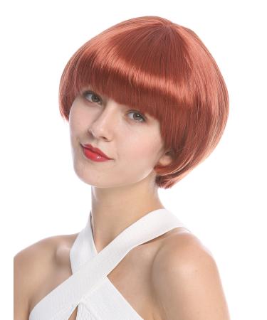 WIG ME UP - 7804-135 Bob wig red copper red sweet French page straight short hair
