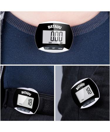 BATAUU Pedometer - Easy-to-Use Walking & Running Tracker with Calories Burned and Step Counting - Buy Online on GoSupps.com