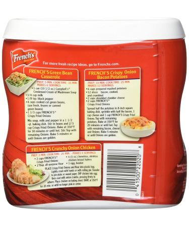 French's Original Crispy Fried Onions 6 oz (Pack of 2) - Certified Kosher, Made in the USA - Buy Online on GoSupps.com