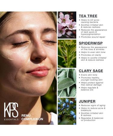 KPS Essentials Ren Complexion - Purifying Moisturizer for Acne-Prone Skin Soothes Inflammation Reduces Blemishes & Blackheads Enhances Clarity & Radiance - 1.7 oz - International Shipping Available - Buy Online on GoSupps.com