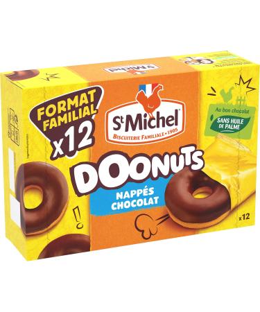 St Michel St Michel Doonuts Good Chocolate Pack of 12 individually wrapped doilies 360g
