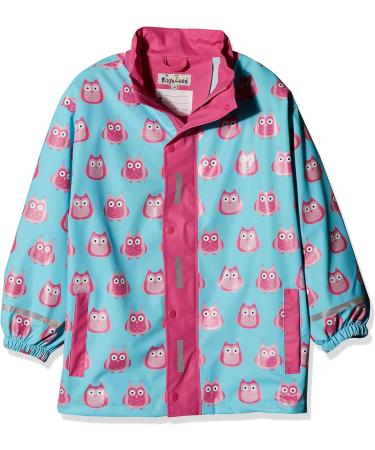 Playshoes Unisex Kid's 104 Owls Raincoat - Wind and Waterproof Rainwear - Buy Online on GoSupps.com