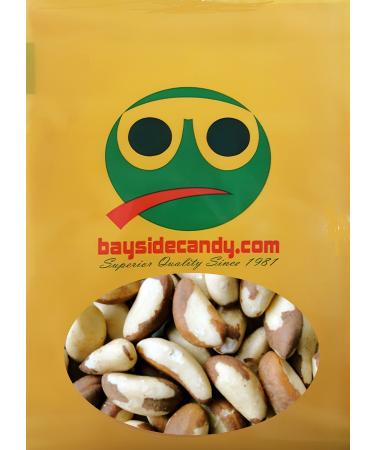 Raw Whole Brazil Nuts, 1LB by Bayside Candy