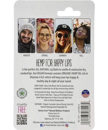 Karma-Cure Hemp Lip Balm - 0.35oz Tube - Buy Online on GoSupps.com