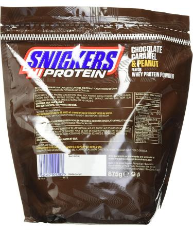 Mars Snickers Whey Protein Choc Caramel Peanut 875g 875 gram - Buy Online on GoSupps.com
