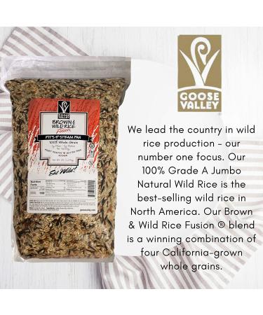 Goose Valley Brown & Wild Rice Fusion 5 lb - Premium 2.27 kg Pack of 1 - Buy Online on GoSupps.com