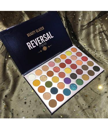 Beauty Glazed 40 Color Reversal Planet Eyeshadow Palette - Waterproof Shimmer & Shiny Makeup for Smoky Eyes | International Shipping - Buy Online on GoSupps.com