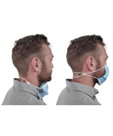 Comfort-Fix Mask Holder (5 Pack) for Comfortable Mask Wearing - Pearl White | Perfect for Glasses & Hearing Aids | International Shipping - Buy Online on GoSupps.com